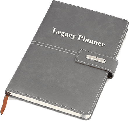 Legacy planner closed with bright cover