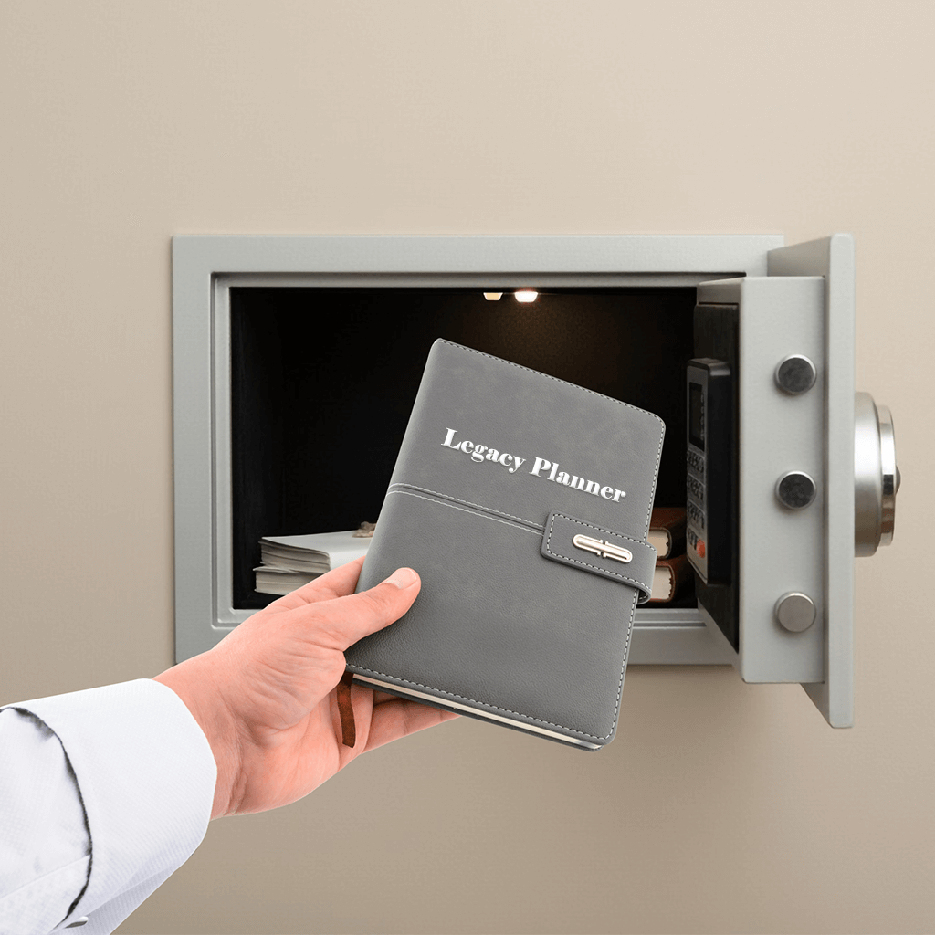 Legacy planner with sleek cover design